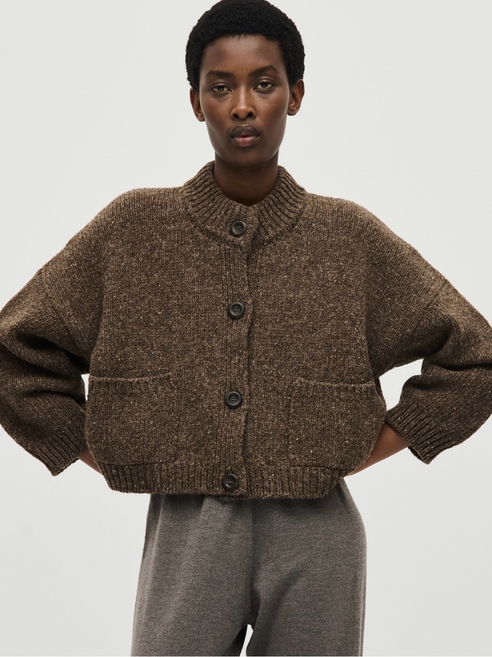 Babaa Cardigan No23 in Oak